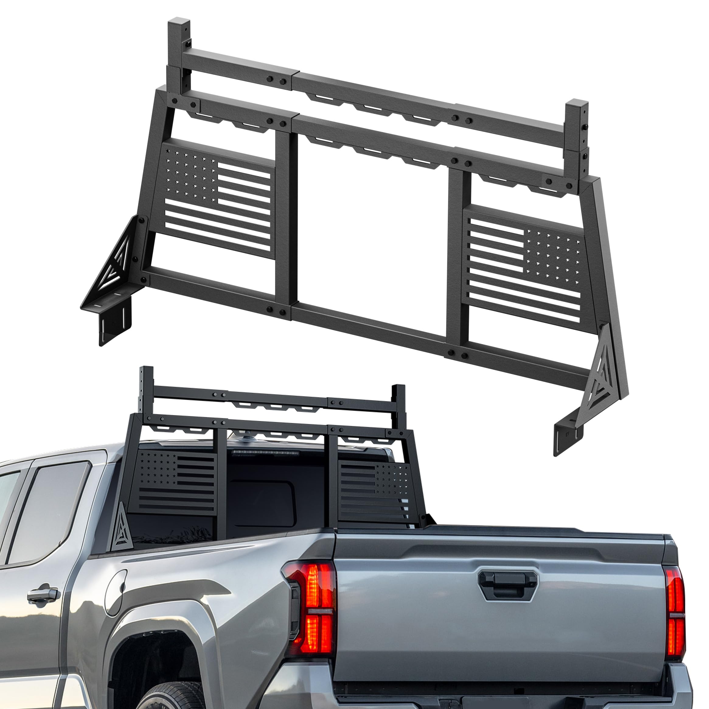 EYOUHZ Adjustable Truck Headache Rack Sport Roll Bar Compatible